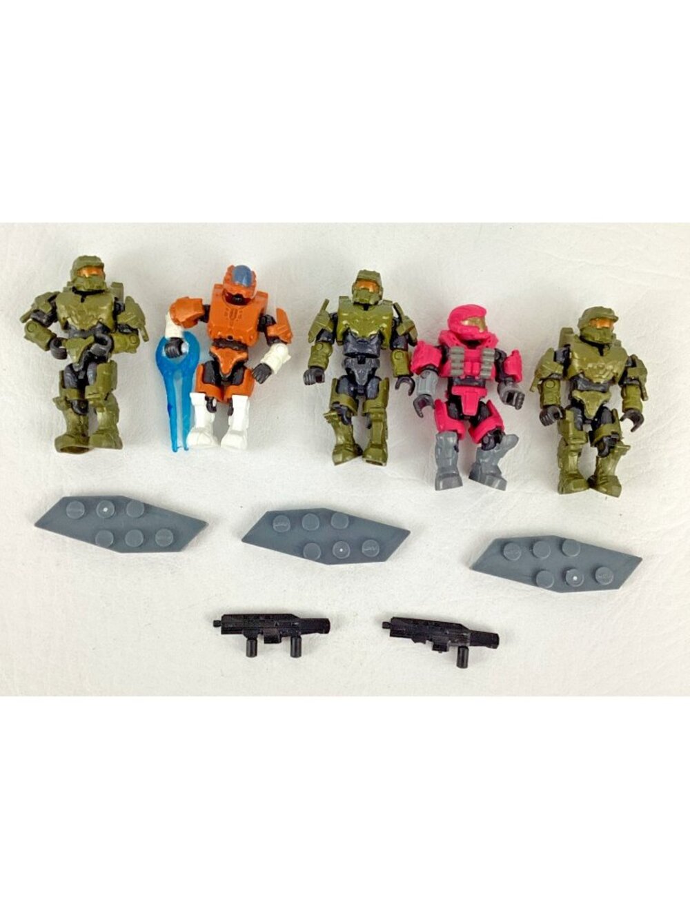Mega Construx Halo Mini Figures Lot Bundle Spartan Hermes Military Adventure